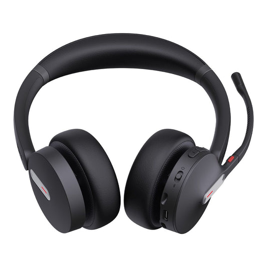 Yealink BH70 Bluetooth Wireless Stereo Headset Teams USB-C&A , Microsoft Teams Certified, 3-Mic Noise Cancellation, 35 HoursTalkTime, Bluetooth 5