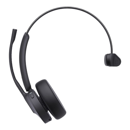 Yealink BH70 Bluetooth Wireless Mono Headset Microsoft Teams, 3 mic noise cancellation Talk time up to 35h BT51 C Dongle with Type A Adaper
