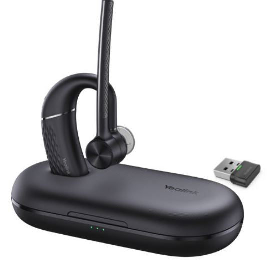 Yealink BH71 Workstation Pro Bluetooth Wireless Mono Headset, Mobile/PC/Deskphone,Office Worker,4-Mic Noise Cancellation 10H Talk Time