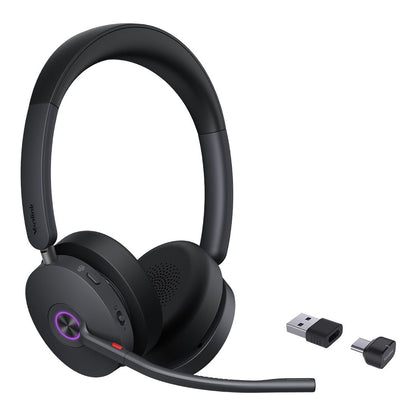 Yealink BH74 with Stand Teams USB-C/A Bluetooth Headset, Active Noise Cancellation, Acoustic Shield, Wireless range 50 m, talk time of up to 32 hours