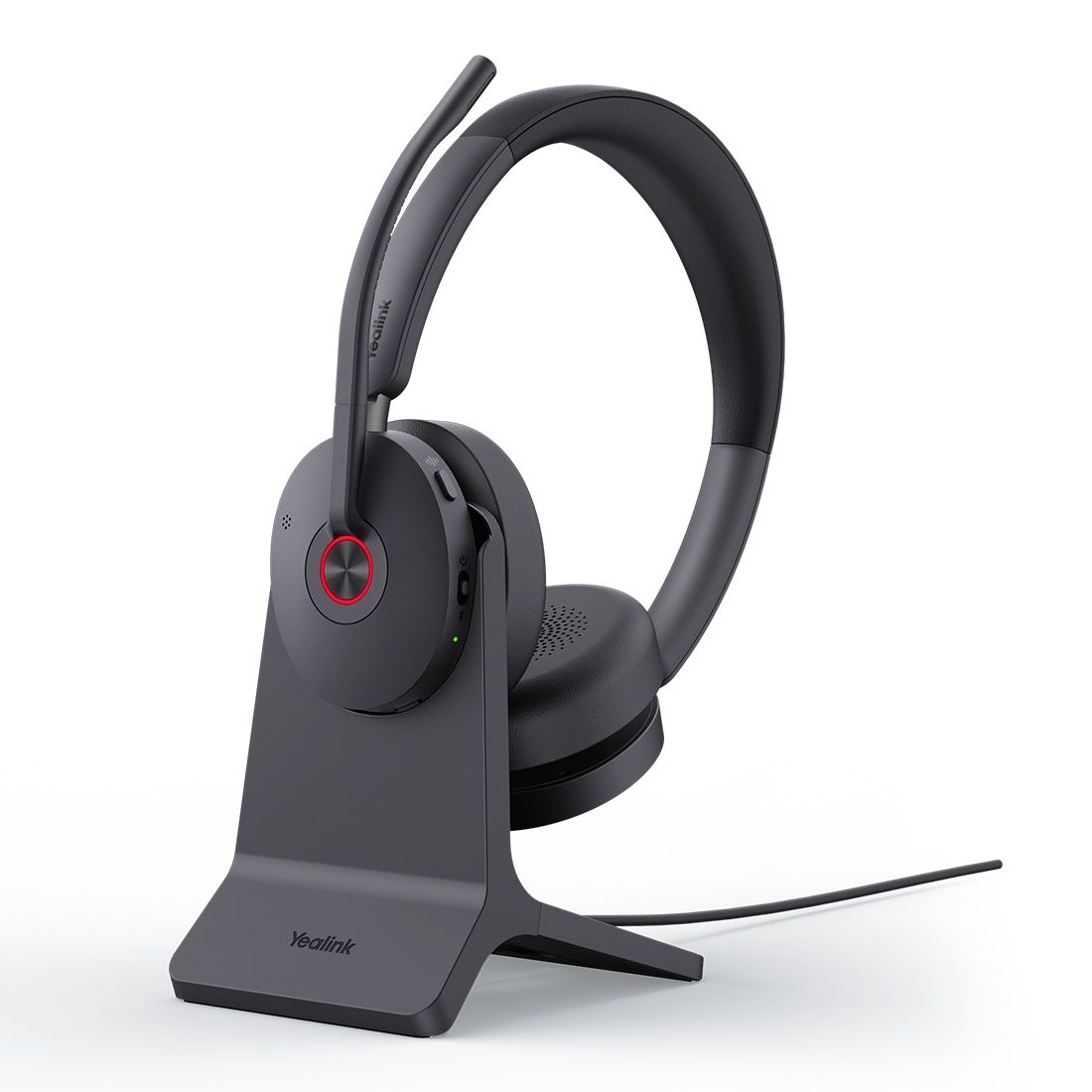Yealink BH74 with Stand UC USB-C/A Bluetooth Headset, Active Noise Cancellation, Acoustic Shield, Wireless range 50 m, talk time of up to 32 hours