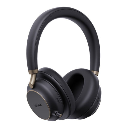 Yealink BH76 Plus with Charging Stand UC Black USB-C/A Bluetooth Stereo Headset, 5Mic Beamforming Noise Cancellation Talk time up to 35h