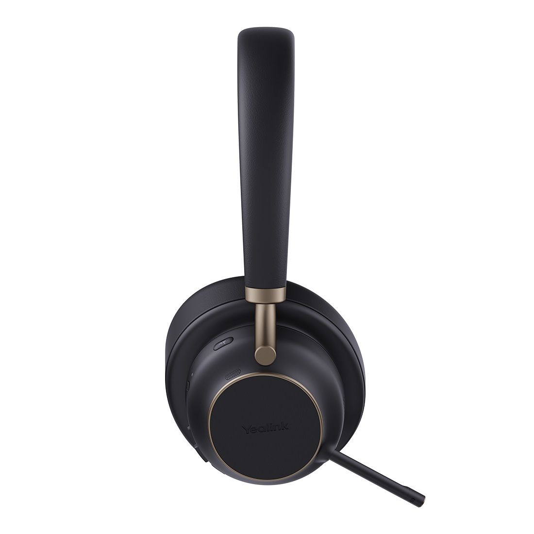 Yealink BH76 Plus with Charging Stand UC Black USB-C/A Bluetooth Stereo Headset, 5Mic Beamforming Noise Cancellation Talk time up to 35h