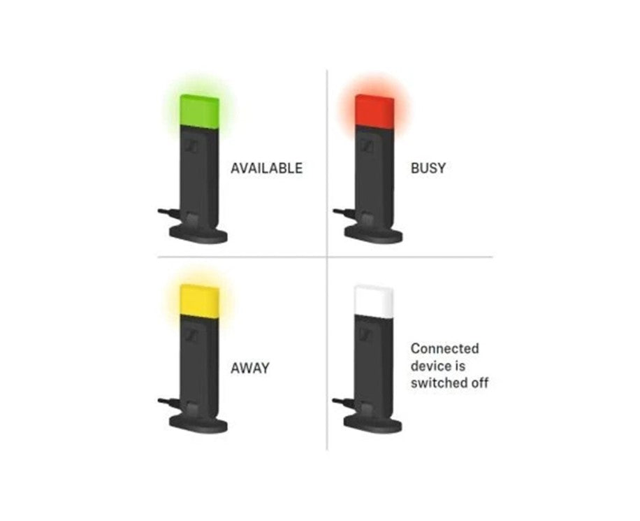 Yealink BLT60, Busylight for Yealink WH67, WH66, WH64, WH63 and WH62 Wireless Headsets and MP45, 3 Colour For Presence Indicate, Plug & Play
