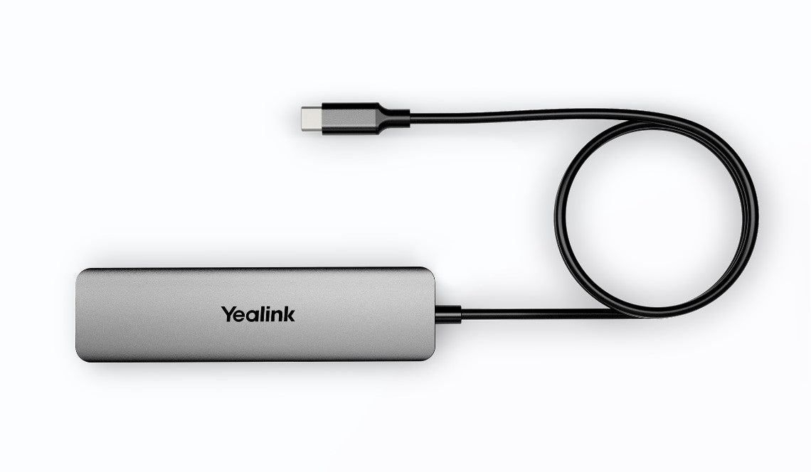 Yealink BYOD Box Cable Hub, with 1.5m USB-C Cable (USB-C to USB-A adapter includ