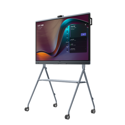 Yealink MB65Pro-A02 65'' MeetingBoard Microsoft Teams on Android, Triple-eye Camera System (3*50MP), Floorstand & Wallmount not included, Android 13.