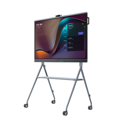 YealinkMB75Pro-A02 75'' MeetingBoard Microsoft Teams on Android, Triple-eye Camera System (3*50MP), Floorstand & Wallmount not included, Android 13.