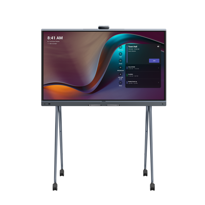 Yealink MB86Pro-A02 86'' MeetingBoard Microsoft Teams on Android, Triple-eye Camera System (3*50MP), Floorstand & Wallmount not included, Android