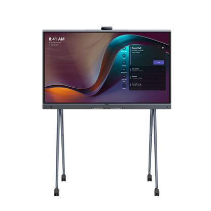 Yealink MB86Pro-A02 86'' MeetingBoard Microsoft Teams on Android, Triple-eye Camera System (3*50MP), Floorstand & Wallmount not included, Android