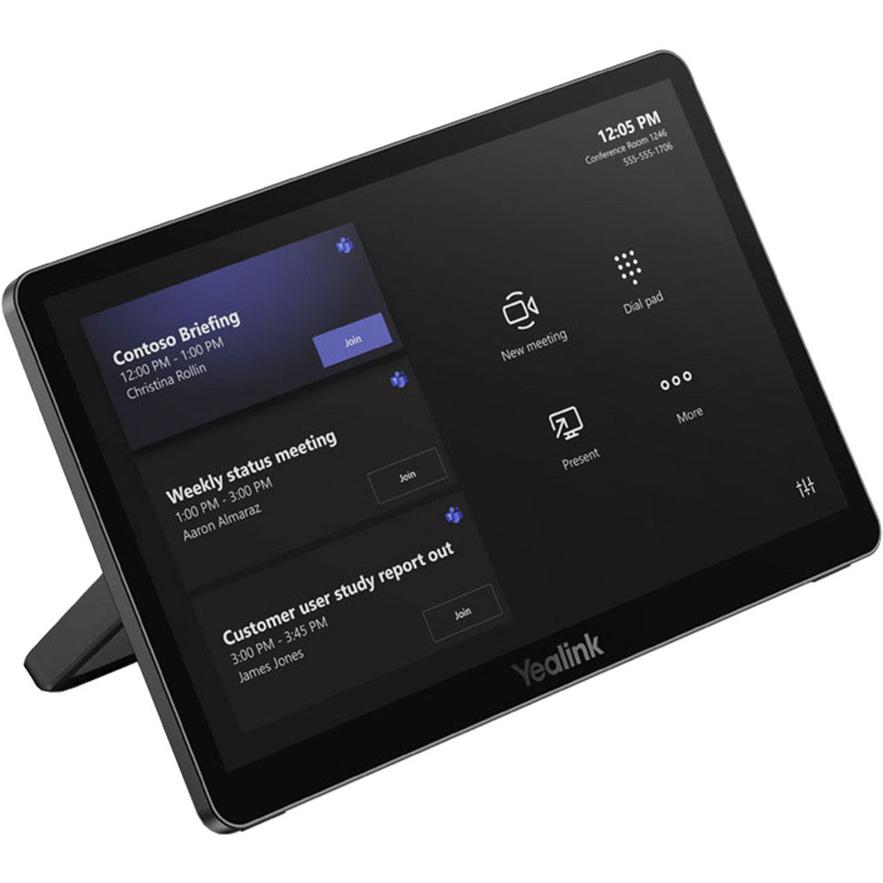 Yealink MCore PRO, Mtouch-E2  for Microsoft Teams Rooms, MCORE Pro Mini PC, 8-inch IPS screen, 11th Gen Intel Core i5