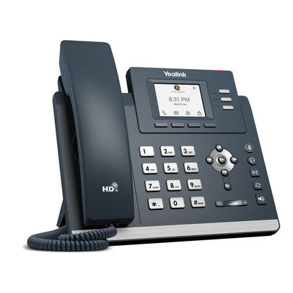 Yealink MP52 E2 Teams IP Phone, Android 13, Entry-level, Teams and Skype Compatible, 2.4-inch NON-touchscreen, HD Audio, Teams button, Supports Office