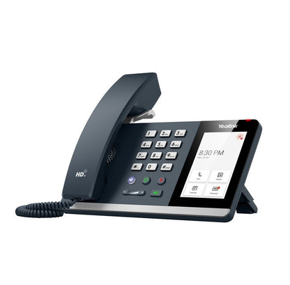 Yealink MP54 E2 Teams Android 13, Entry Level, Teams and Skype for Business Compatible, 4-inch Capacitive Touch Screen, HD Audio,Teams Button, Hybrid