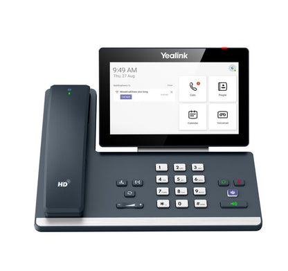 Yealink MP58 WH E2 Teams Android 13 Phone, Teams and Skype Compatible 7' Colour Touch Screen, HD Audio, Built-in Bluetooth and WiFi, Wireless Handset