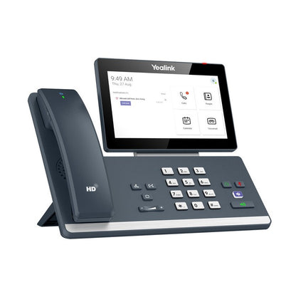 Yealink MP58 WH E2 Teams Android 13 Phone, Teams and Skype Compatible 7' Colour Touch Screen, HD Audio, Built-in Bluetooth and WiFi, Wireless Handset