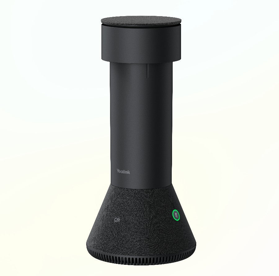 Yealink MTower Center-view Intelligent Camera for small to medium meeting rooms Triple-eye 8MP Cameras IntelliVision Magnetic Levitation Privacy Cover
