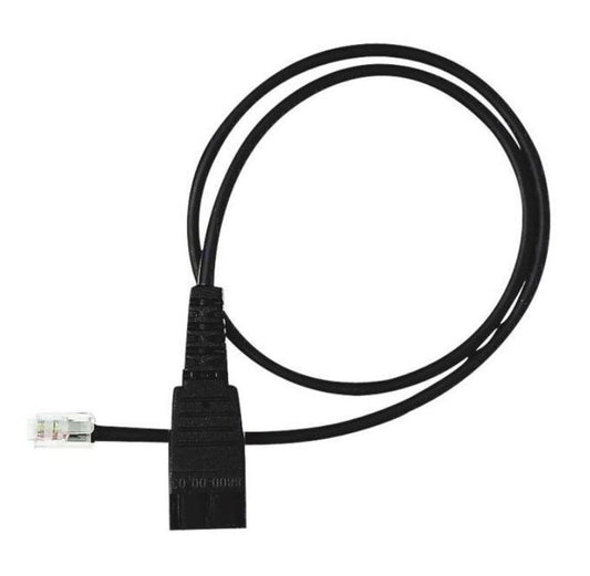 Yealink QD-RJ9-Cord-3PTY QD to RJ Cord for YHS36/YHS34/YHS34 Lite, Compatible with Cisco 79xx IP Phones, Avaya 0master V and VI