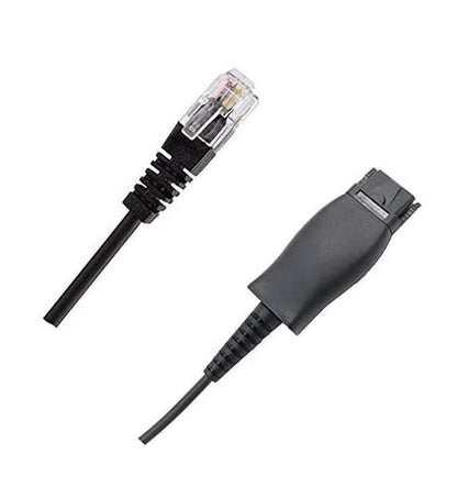 Yealink QD-RJ9-Cord-3PTY QD to RJ Cord for YHS36/YHS34/YHS34 Lite, Compatible with Cisco 79xx IP Phones, Avaya 0master V and VI