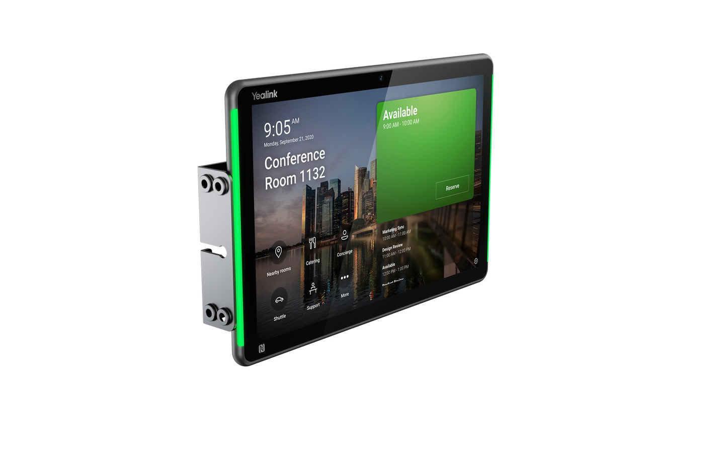 Yealink RoomPanel Plus E2- Black Android 13 OS Touch Screen Scheduler 10.1-inch