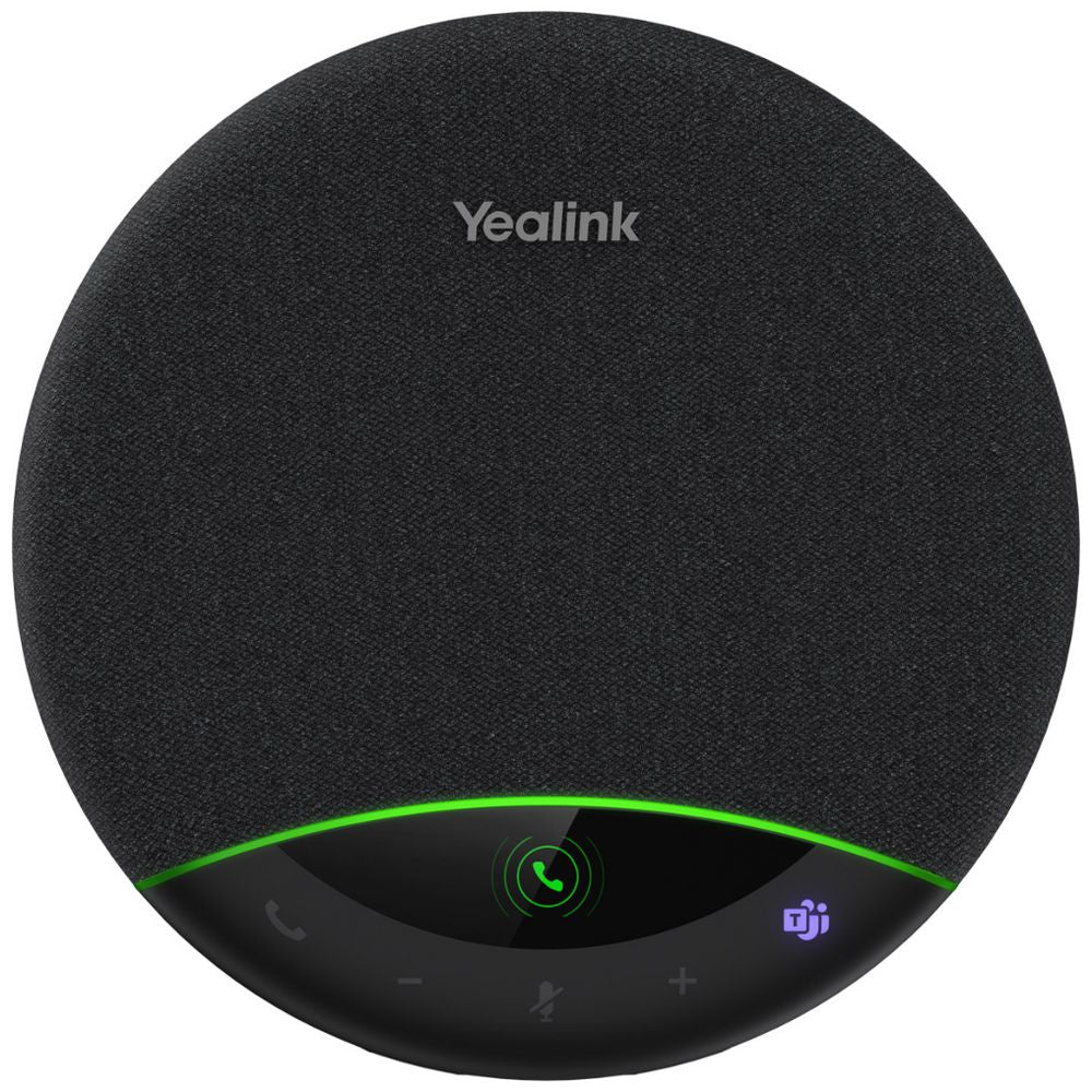 Yealink SP96 USB-C/A,AI Noise Cancellation,6 Mic for 5m All-round Voice Pick Up,65 mm Bluetooth Wireless Speaker,Full Duplex Audio & Echo Cancellation