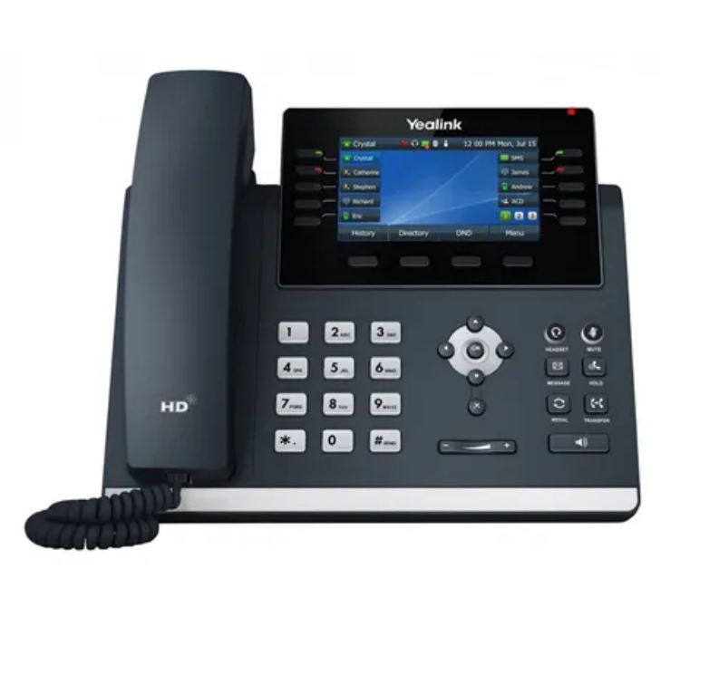 Yealink T46U 16 Line IP phone, 4.3' 480x272 pixel Colour LCD with backlight, Dual USB Ports, POE Support, Wall Mountable, Dual Gigabit,(T46S)