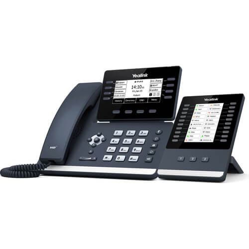Yealink SIP-T53, 12 Line IP HD Phone Prime Business Phone, 3.7' 360 x 160 greyscale screen, HD voice, Dual Gig Ports, USB 2.0 Port, SBC Ready
