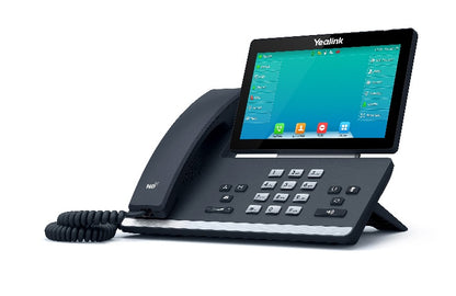 Yealink SIP-T57W, 16 Line IP HD Phone, 7' 800 x 480 colour screen, HD voice, Dual Gig Ports, Built in Bluetooth and WiFi, USB 2.0 Port, SBC Ready