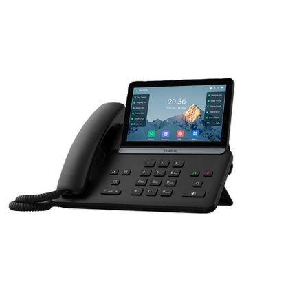Yealink SIP-T87W IP Phone, 7' Touchscreen, 16 SIP Accounts, HD Voice, Bluetooth 5.0, Wi-Fi 6, Dual USB, PoE, Linux 6.1