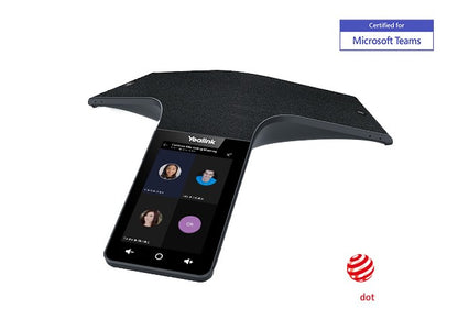 Yealink CP965 Flagship HD IP Teams Conference Phone, Android, 5'' Touch Screen, HD Audio, Noise Proof Technology, 6-Meter Microphone Pickup Range