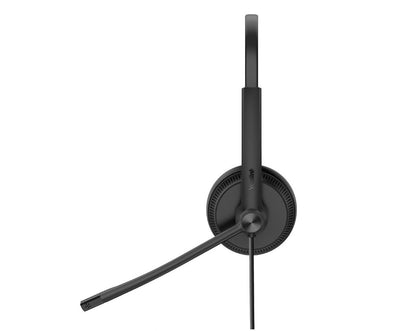 Yealink UH34 SE Dual USB Wired Headset Teams Certified Wideband Noise Cancelling Headset, USB and 3.5mm Jack Controller&Teams Button, Ultra-Lightweigh