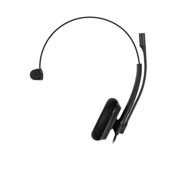 Yealink UH34 Lite Mono UC USB Headset, Lightweight, All Day Wearing Comfort, Ear Wideband Noise Cancelling Microphone, Foamy Ear Cushions, USB-A
