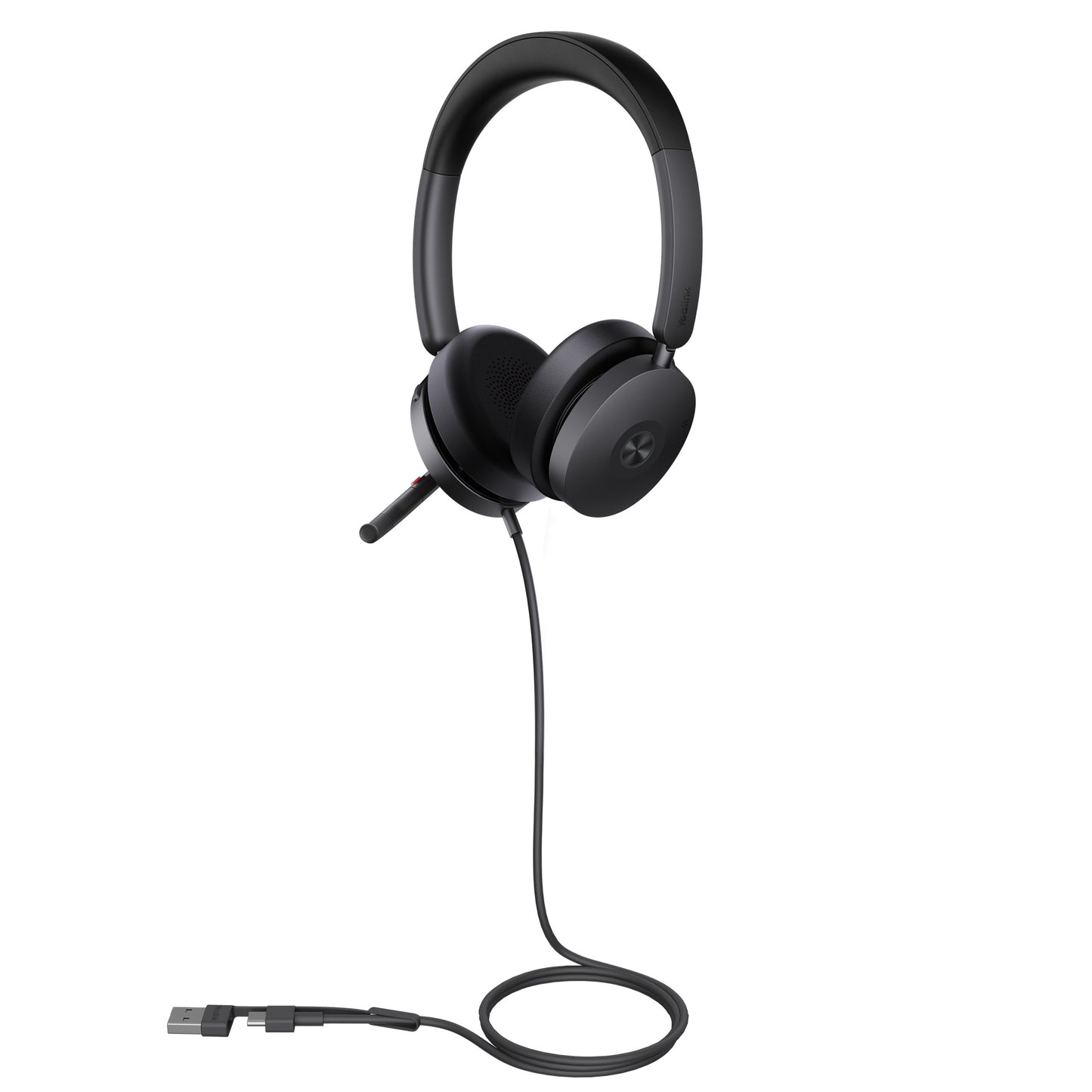Yealink UH48 UC USB Wired Headset Hybrid Active Noise Cancellation, Four-Microphone Noise-canceling Technology,  Swift Plug & Play All-Day Comfort