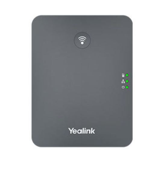 Yealink W70B Wireless DECT IP Base Station for Small and Medium-Sized Businesses, Pairing with up to 10 W73H/W57R/W59R, Up to 20 Simultaneous 0s