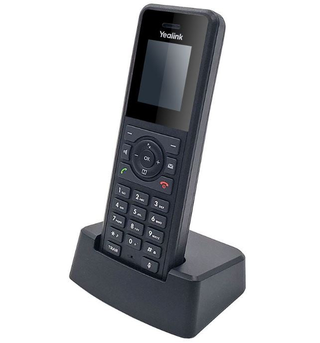 Yealink W77P High-Performance IP DECT Solution including W57R Rugged Handset And W70B Base Station, Up To 20 Simultaneous 0s, Noise Cancellation