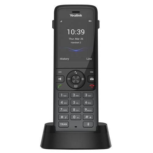 Yealink W78H Wireless DECT Handset, Scalable Solution, Optimised Wireless Communication,Business Use, Long Battery Life, 2.4'' 240x320 TFT ColorScreen