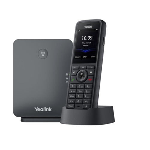 Yealink W79P Pro Ruggedized DECT Handset, FNR, combining W70B with W59R Pro handset, Bluetooth 5.2 connectivity