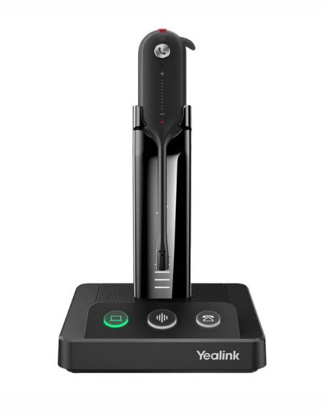 Yealink WH63 Teams Convertible DECT Wireless Headset, Busylight On Headset,2x microphones, HD Voice,Noise Killer, UC platform, *EOL*