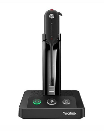 Yealink WH63 Teams Convertible DECT Wireless Headset, Busylight On Headset,2x microphones, HD Voice,Noise Killer, UC platform, *EOL*