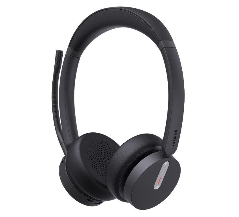 Yealink WH64 Dual Teams DECT Wireless Headset, DECT & Bluetooth Wireless, Busylight, 3-Mic Noise Cancellation, Charging Stands, Carrying Bag