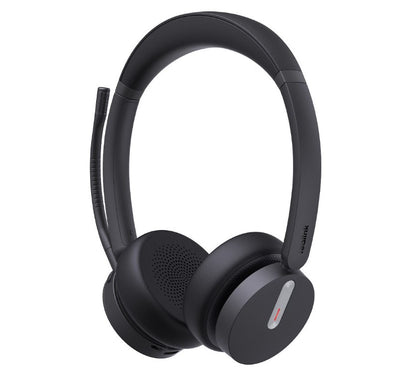 Yealink WH64 Dual Teams DECT Wireless Headset, DECT & Bluetooth Wireless, Busylight, 3-Mic Noise Cancellation, Charging Stands, Carrying Bag