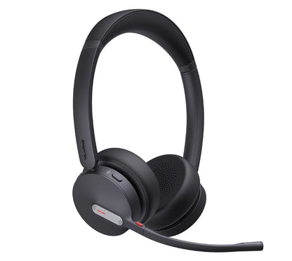 Yealink WH64 Dual UC DECT Wireless Headset, DECT & Bluetooth Wireless Technology,3-Mic Noise Cancellation,UC Certified, Charging Stands, Carrying Bag