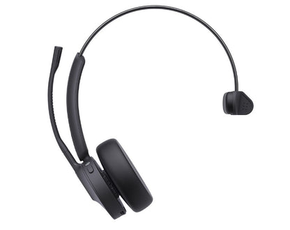 Yealink WH64 Hybrid Mono Teams DECT Wireless Headset, DECT & Bluetooth Hybrid Wireless Technology, 3-Mic Noise Cancellation, Teams, Dongle WDD60