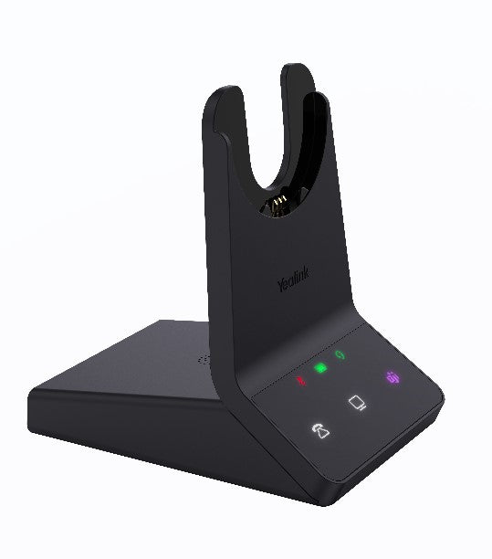 Yealink WH64 Mono UC DECT Wireless Headset, DECT & Bluetooth Wireless Technology, 3-Mic Noise Cancellation, UC Certified,  Charging Stands
