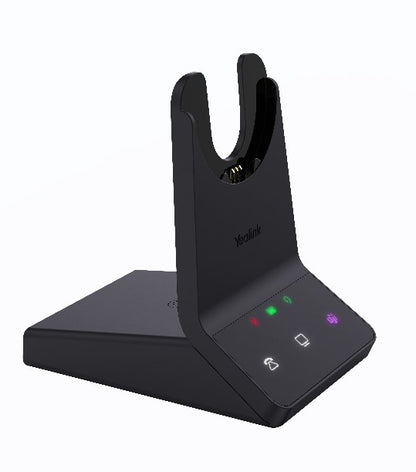 Yealink WH64 Mono UC DECT Wireless Headset, DECT & Bluetooth Wireless Technology, 3-Mic Noise Cancellation, UC Certified,  Charging Stands