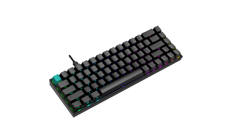 Deepcool KG722 65% Mechanical Keyboard, Ultra Portable, Red Switches, Per Key RG