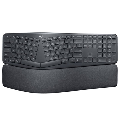 Logitech K860 ERGO Split Wireless Keyboard - Curved Ergonomic Split Keyboard, Bl
