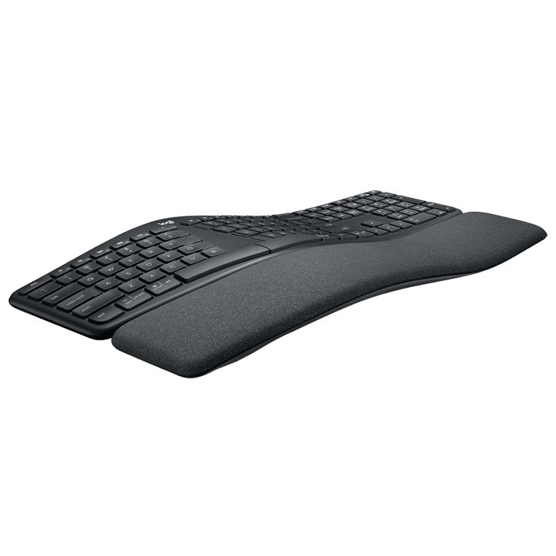Logitech K860 ERGO Split Wireless Keyboard - Curved Ergonomic Split Keyboard, Bl
