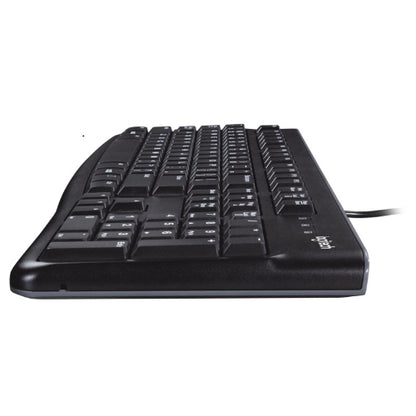 Logitech MK120 Wired Keyboard & Mouse Combo — Quiet Typing, Spill-Resistant