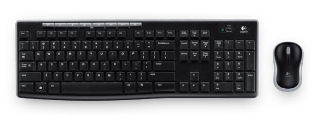 Logitech MK270R Wireless Keyboard & Mouse Combo — 2.4GHz, Compact, Long Battery Life