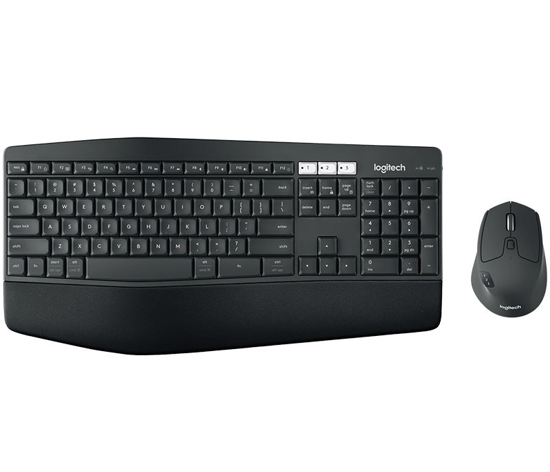 Logitech MK850 Wireless Desktop Keyboard & Mouse Combo — Incurve Keys, 3-Year Battery Life