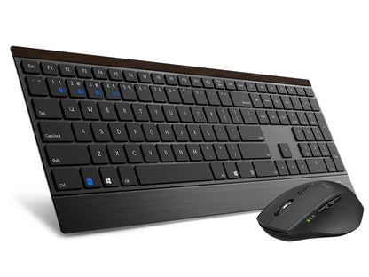 RAPOO 9500M Bluetooth & 2.4G Wireless Keyboard Mouse Combo Black- Multi-Device c